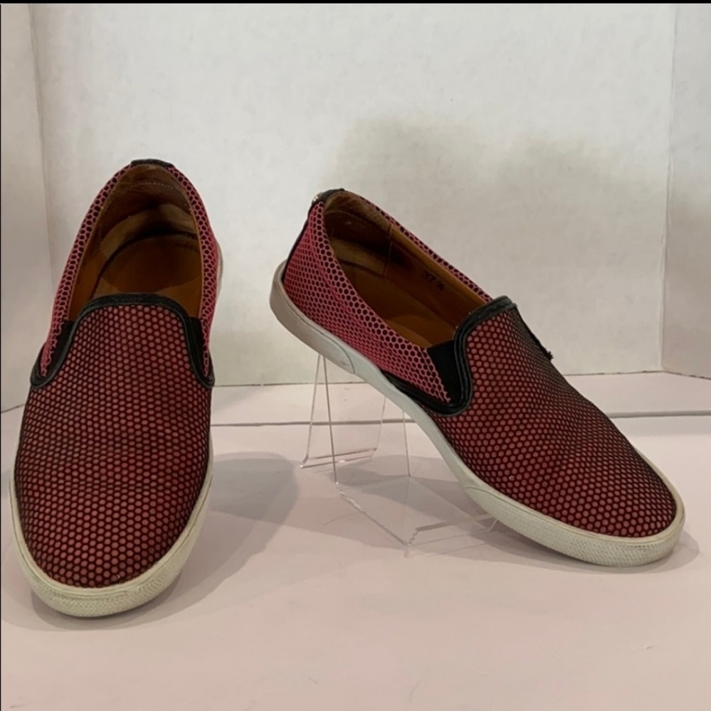 Jimmy Choo slip on Sneakers.  Sz 7.5 made Spain